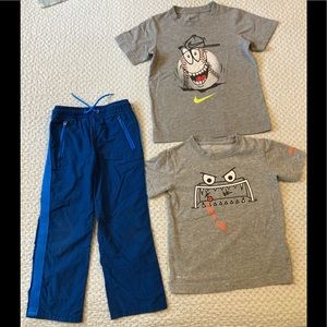 Boys athletic clothes